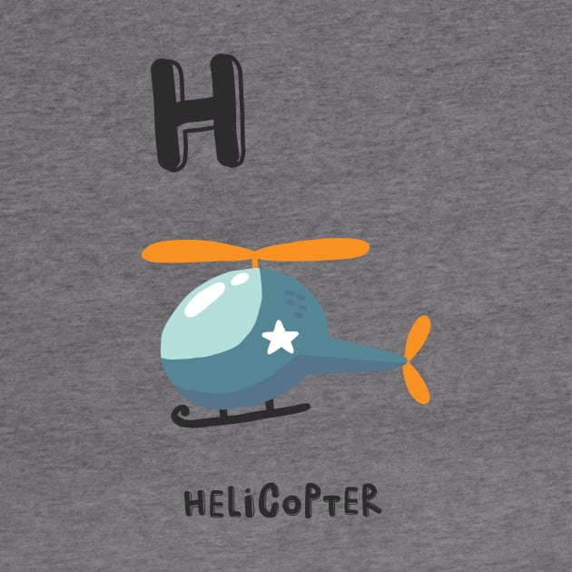 H is Helicopter by JunkyDotCom